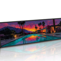 Desert Sunset Poolside Glow