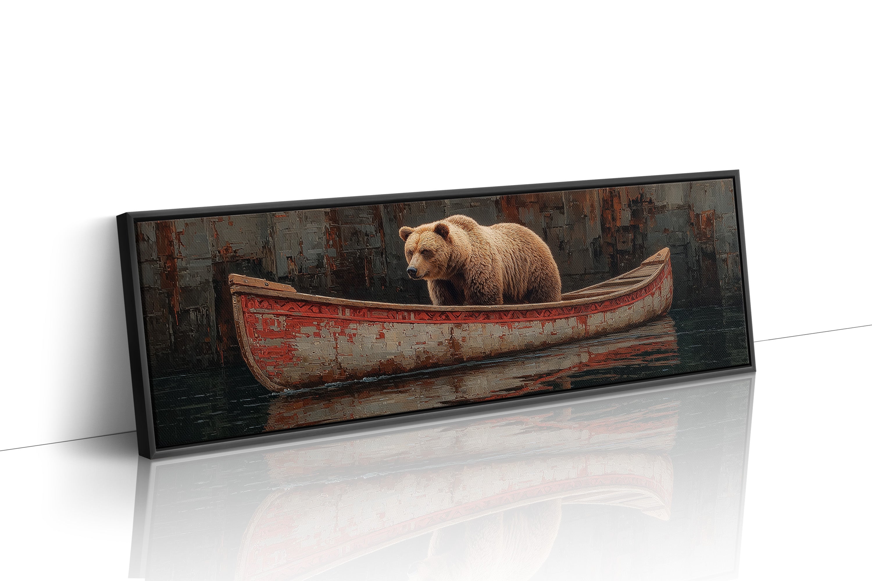 Solitude In The Painted Canoe