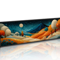 Midnight Hills In Ember Glow
