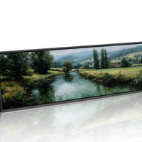 Quiet River Through Green Fields