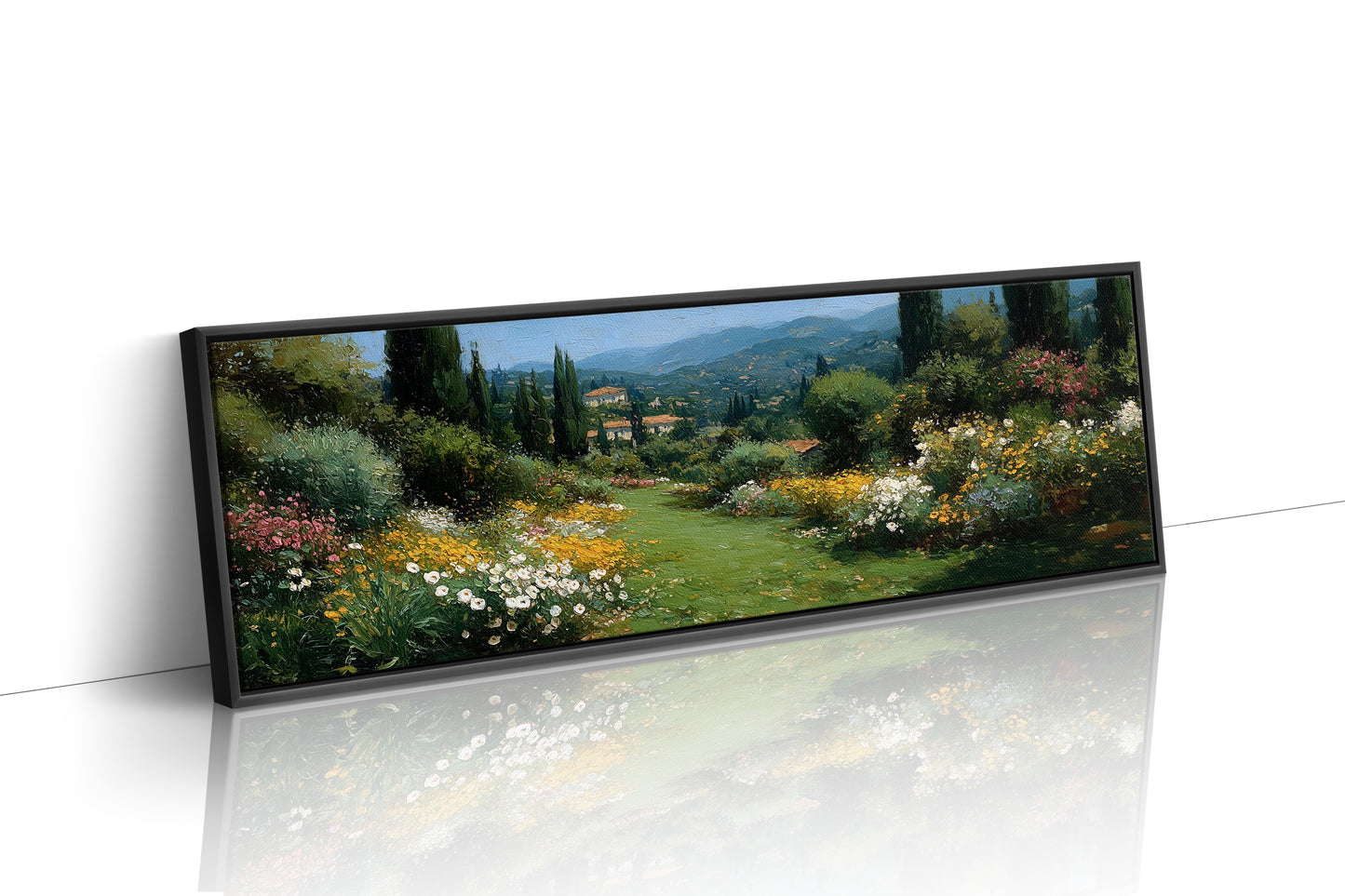 Sunlit Garden Path In Tuscany