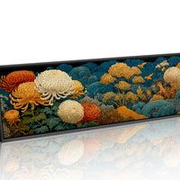Golden Chrysanthemums In Indigo Tide