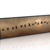 Flight Across the Harvest Moon