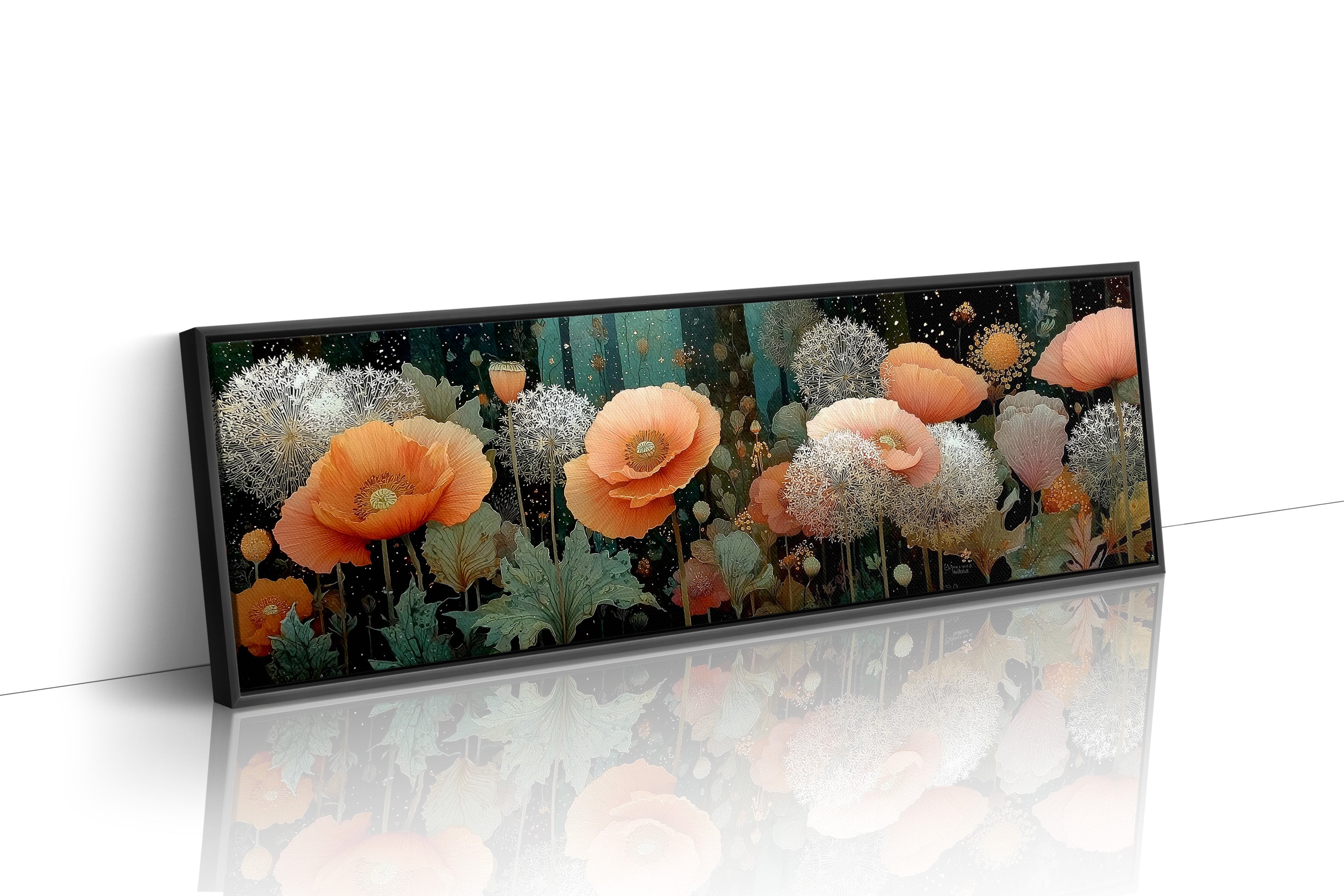 Moonlit Poppies And Dandelion Dreams