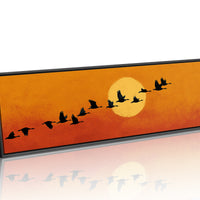 Wild Geese Across the Setting Sun