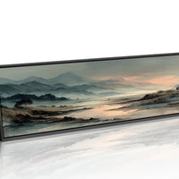 Misty Mountain Valley at Dawn