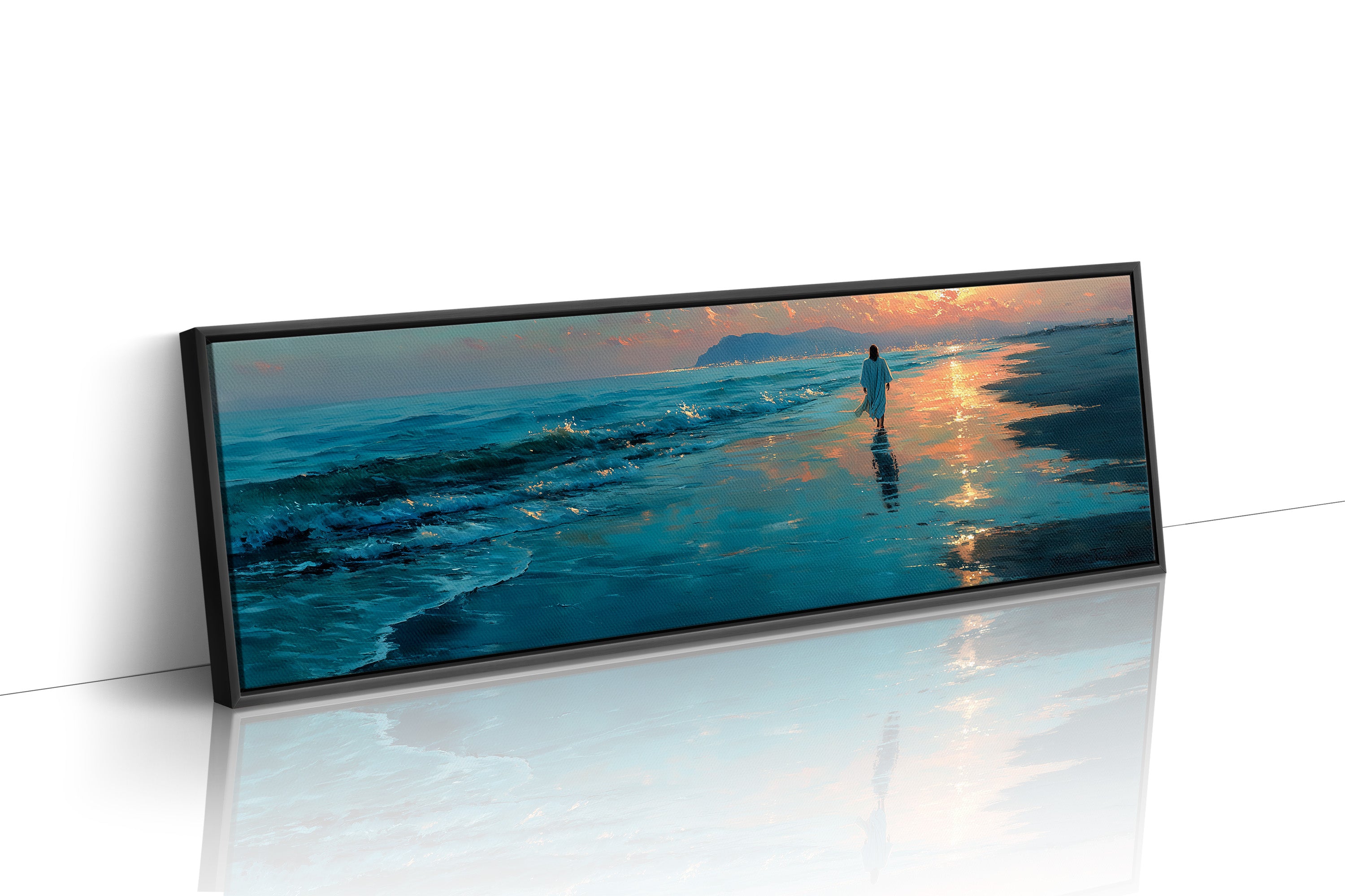 Radiant Abstract Sunset Reflection