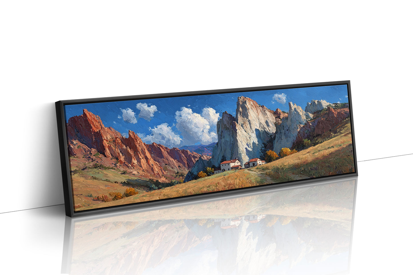 Valley Home Beneath Stone Giants