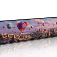 Balloons Rising Over Stone Valleys