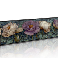 Victorian Peonies In Midnight Garden