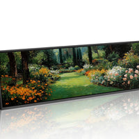 Sunlit Garden Path in Bloom