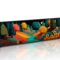 Colorful Dream Forest Under Starry Sky