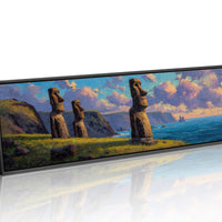 Easter Island Moai Coastal Sunset