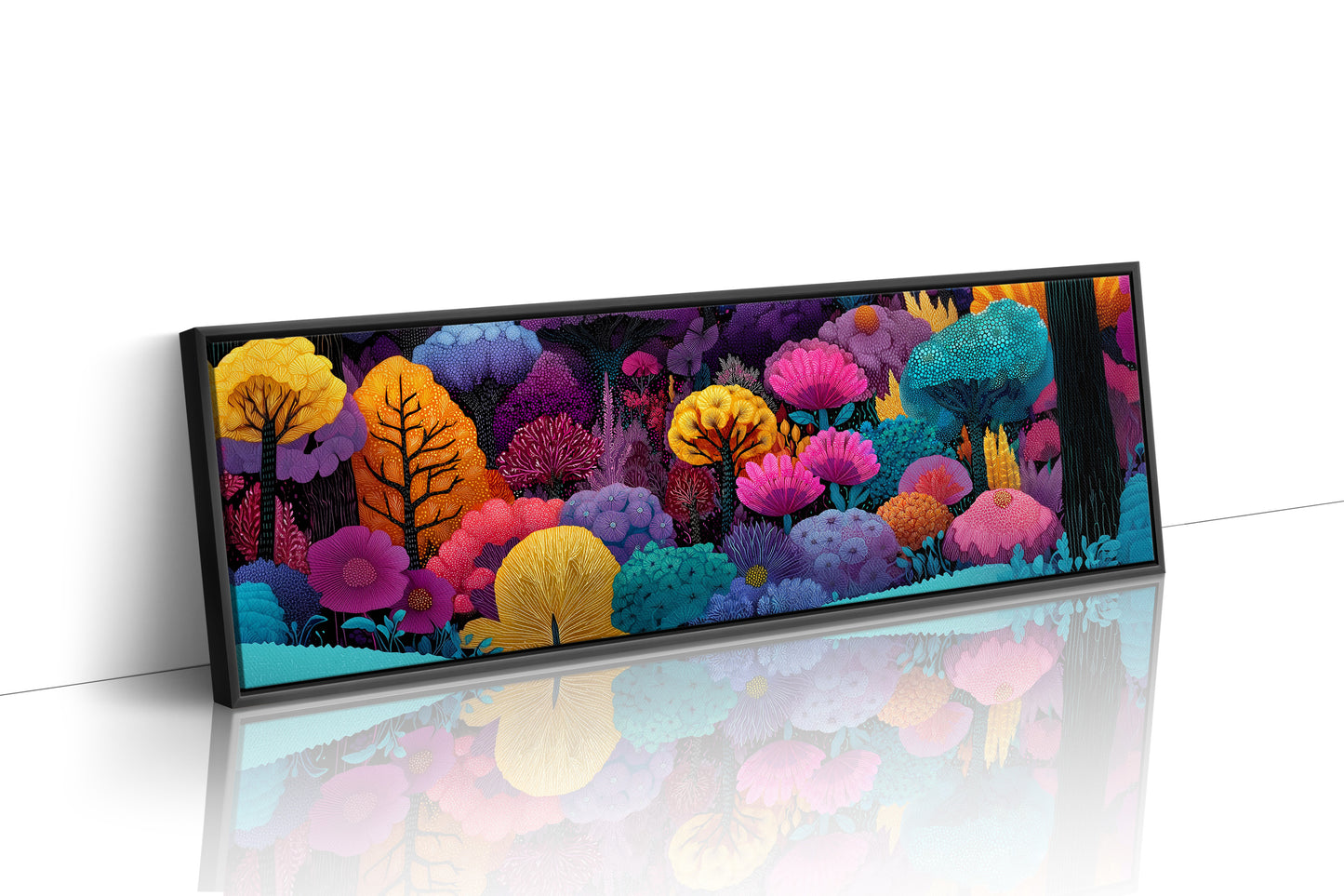 Vibrant Fantasy Botanical Garden