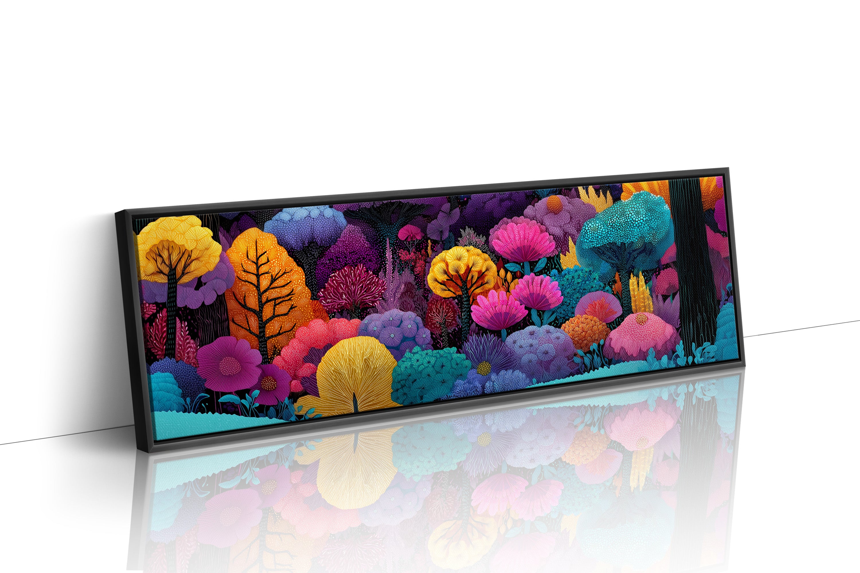 Vibrant Fantasy Botanical Garden