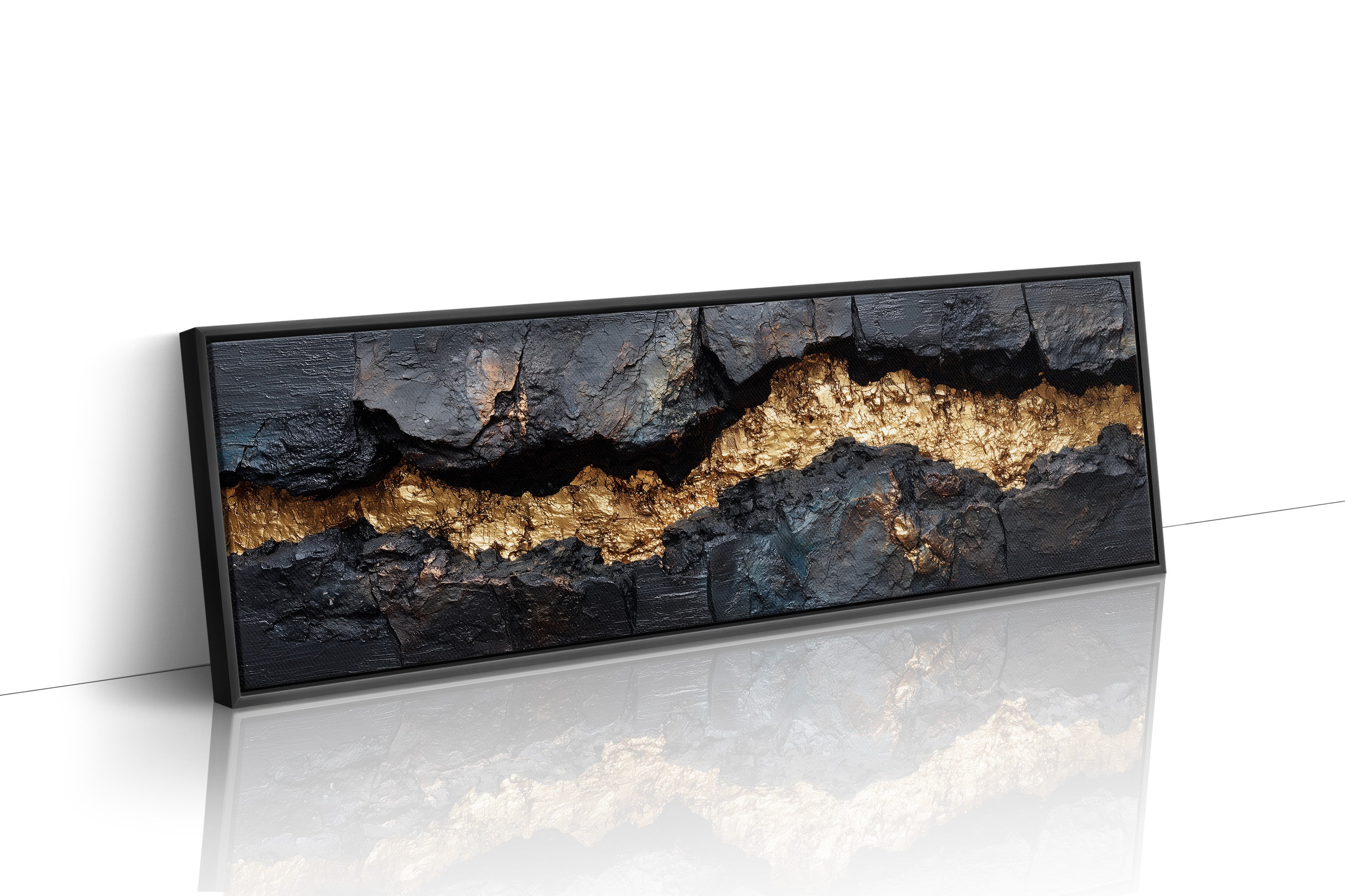 Gold Breaking Through Stone