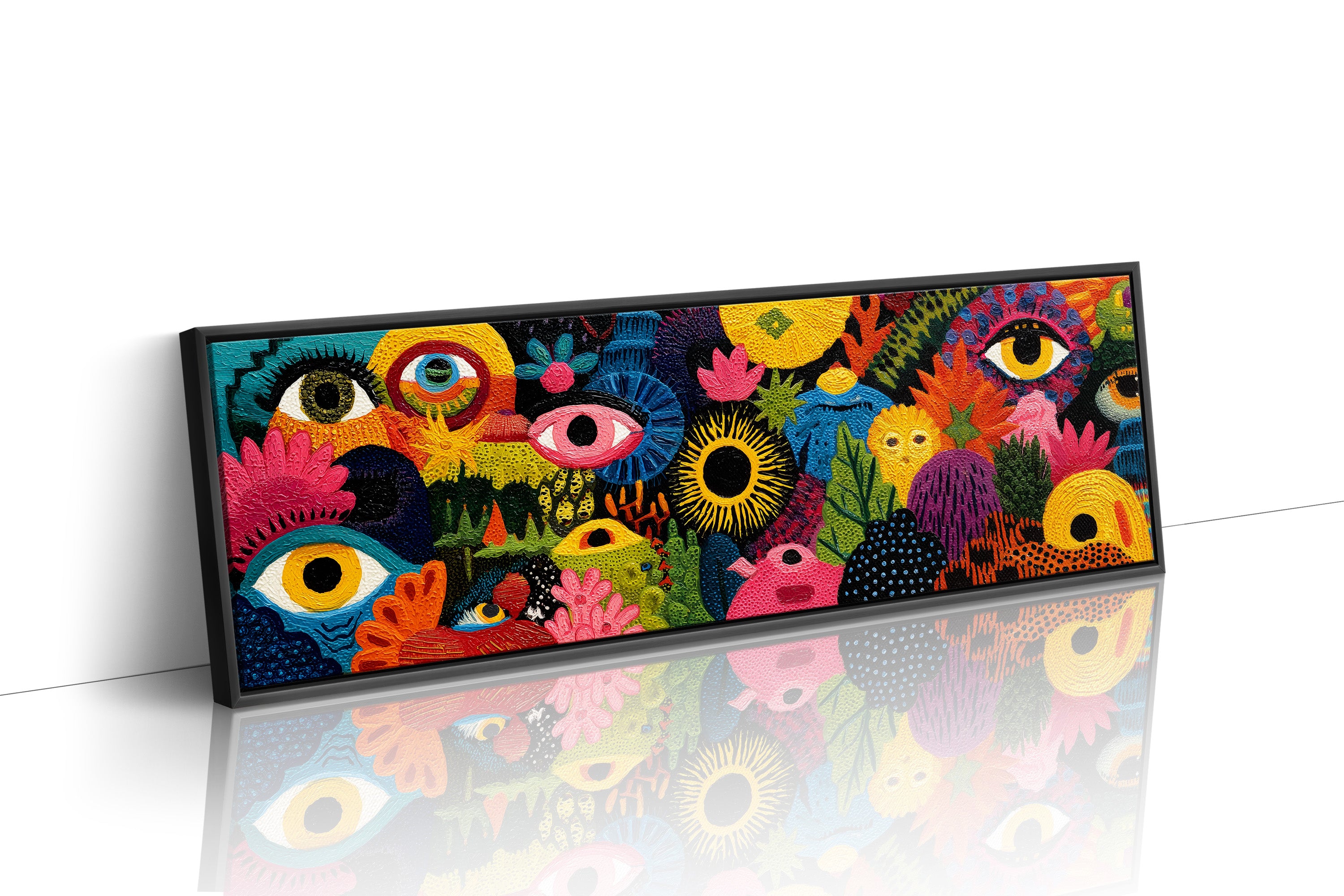 Eyes Watching Through Color