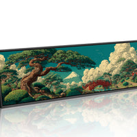 Mount Fuji Garden Bridge Landscape
