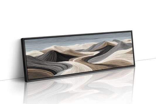 Flowing Sand Dune Abstract Landscape