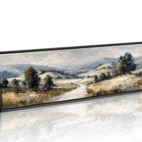 Soft Countryside Valley Landscape