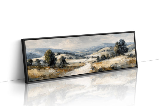 Soft Countryside Valley Landscape