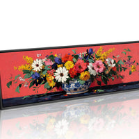 Wildflowers Spill Across Coral Light