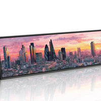 London Skyline In Sunset Glow