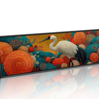 Crane Among the Coral Garden