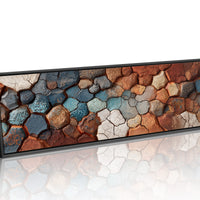 Cracked Earth Mosaic in Desert Tones