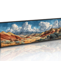 Painted Desert Beneath Towering Clouds