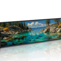 Crystal Waters Of The Mountain Shore