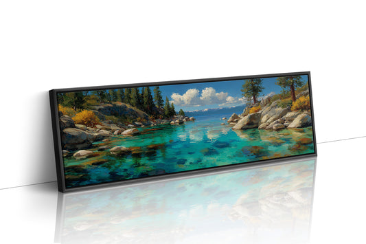 Crystal Waters Of The Mountain Shore