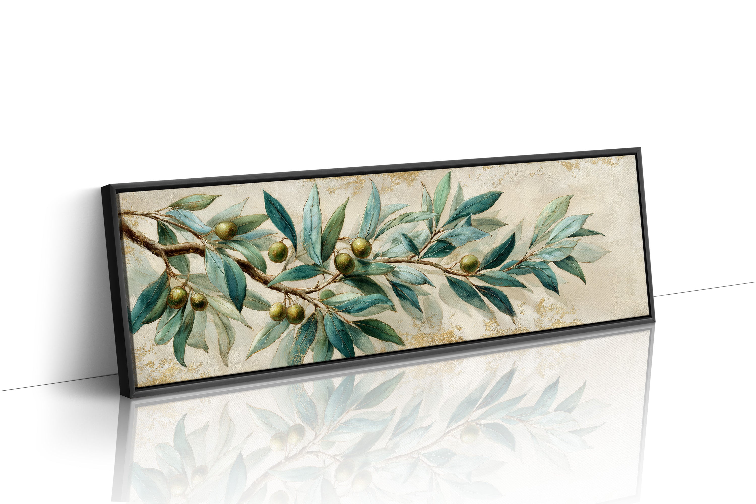Olive Branch In Soft Mediterranean Light