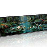 Water Lilies In Forest Stillness