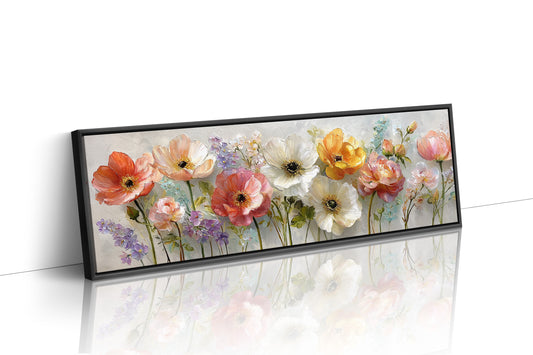 Garden Blooms In Soft Pastel Light