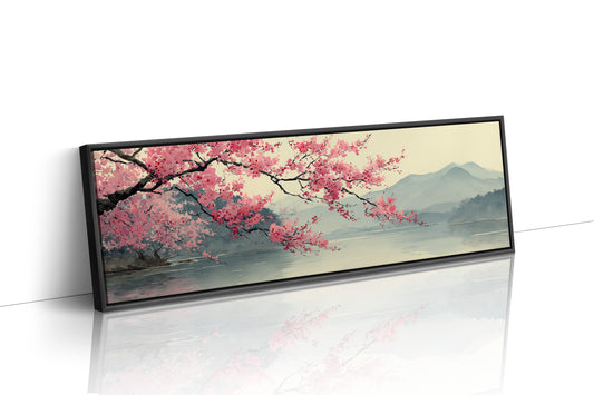 Cherry Blossoms Over Quiet Waters