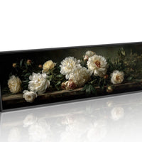 White Peonies In Shadowed Stillness