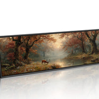 Autumn Stag By The Quiet Water