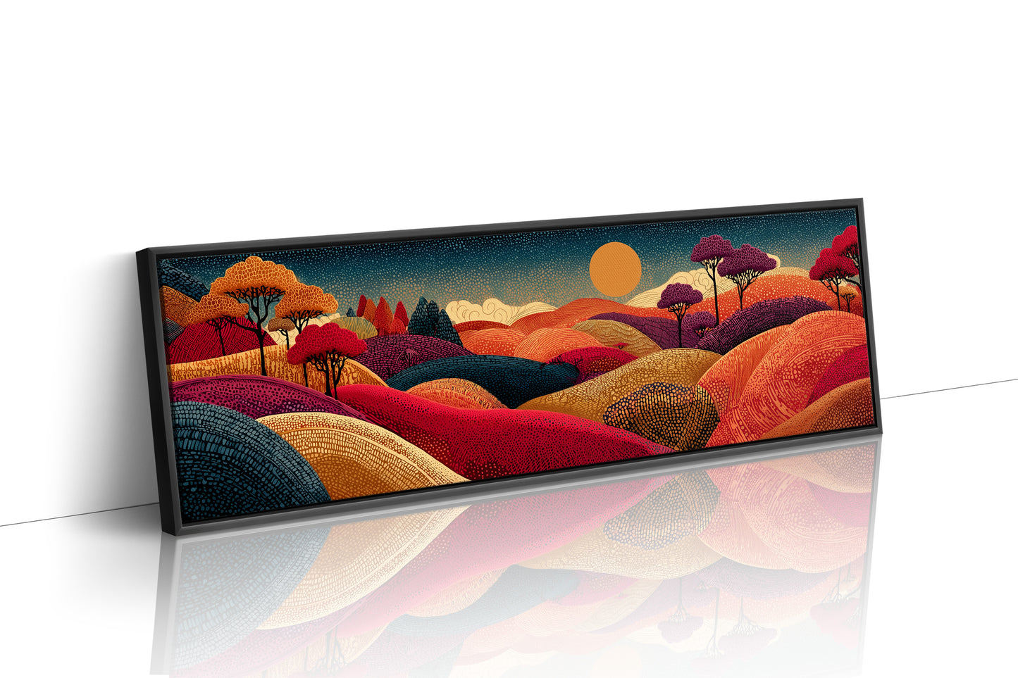 Sunlit Hills of Autumn Dreams