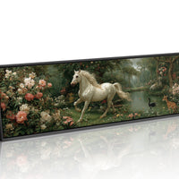 White Stallion In The Secret Garden