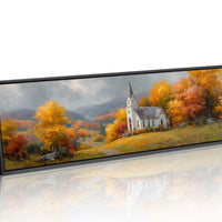 Autumn Light On The Hilltop Chapel