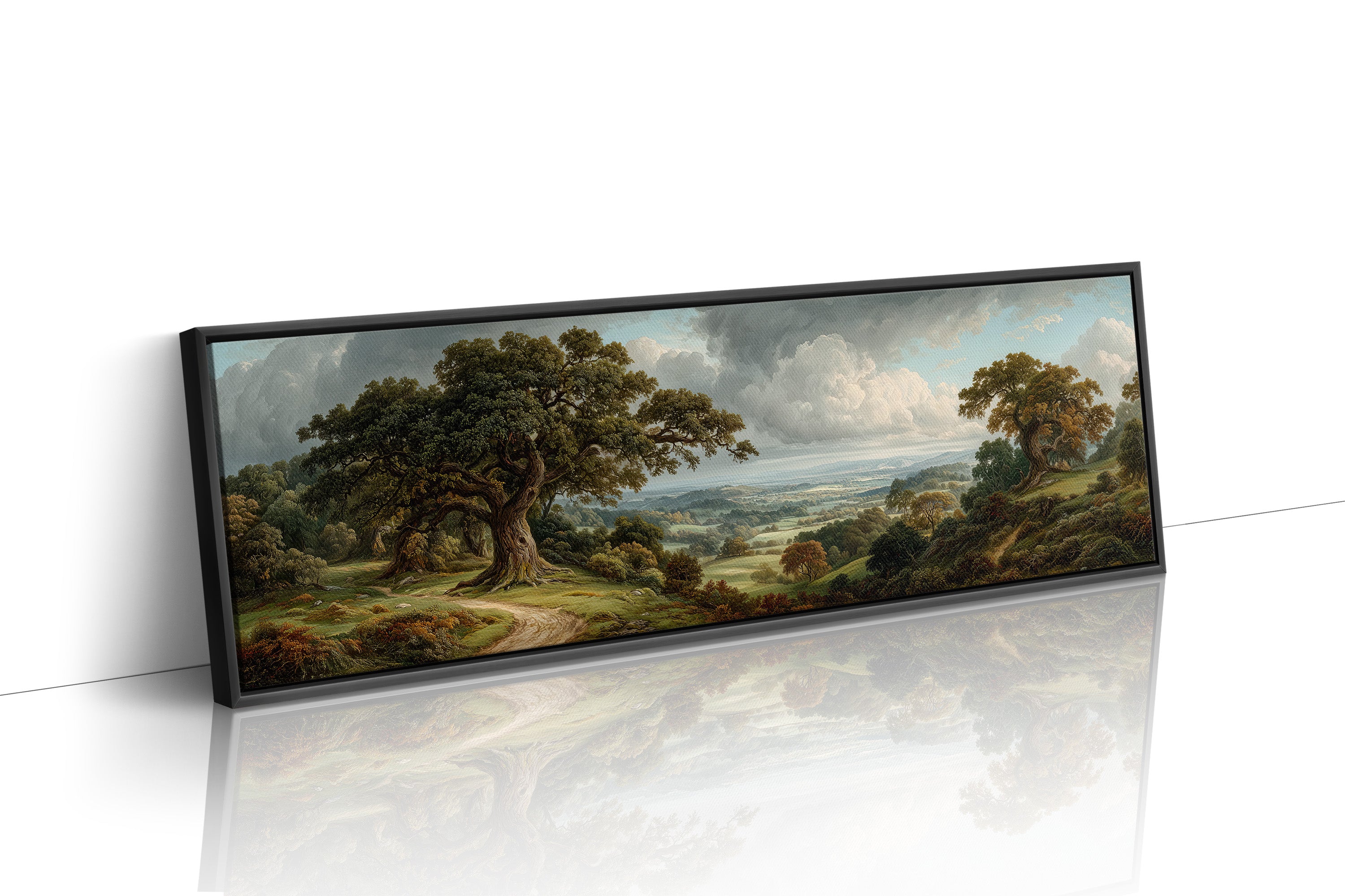Ancient Oaks Over Rolling Valleys