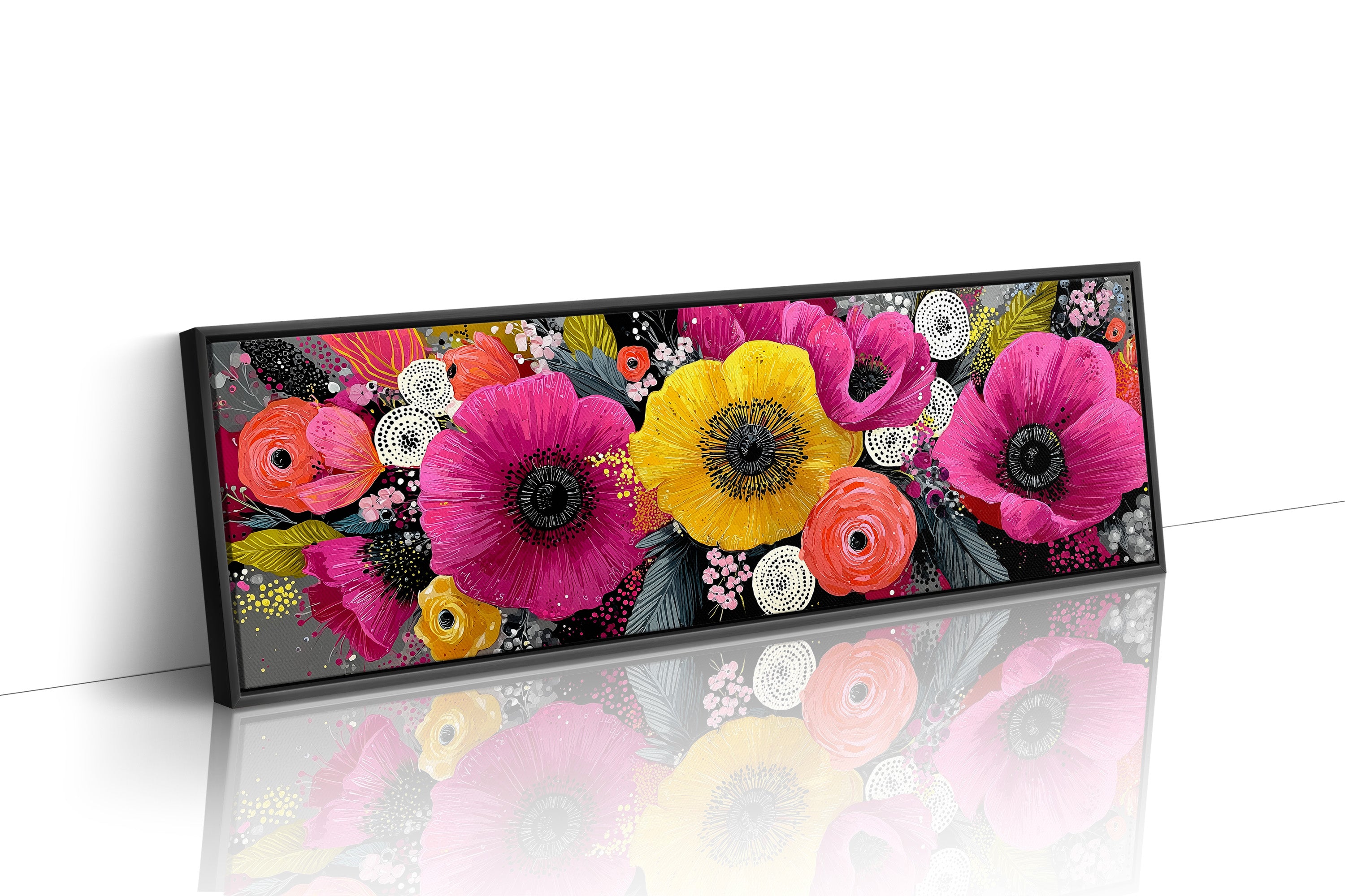 Vibrant Modern Floral Burst