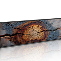 Wood Grain Tree Rings Rustic Macro Wall Art