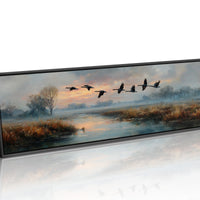 Flight Through Silver Dawn
