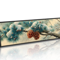 Winter Pine and Golden Cone