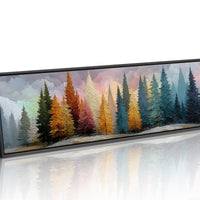 Winter Pines in Painted Light