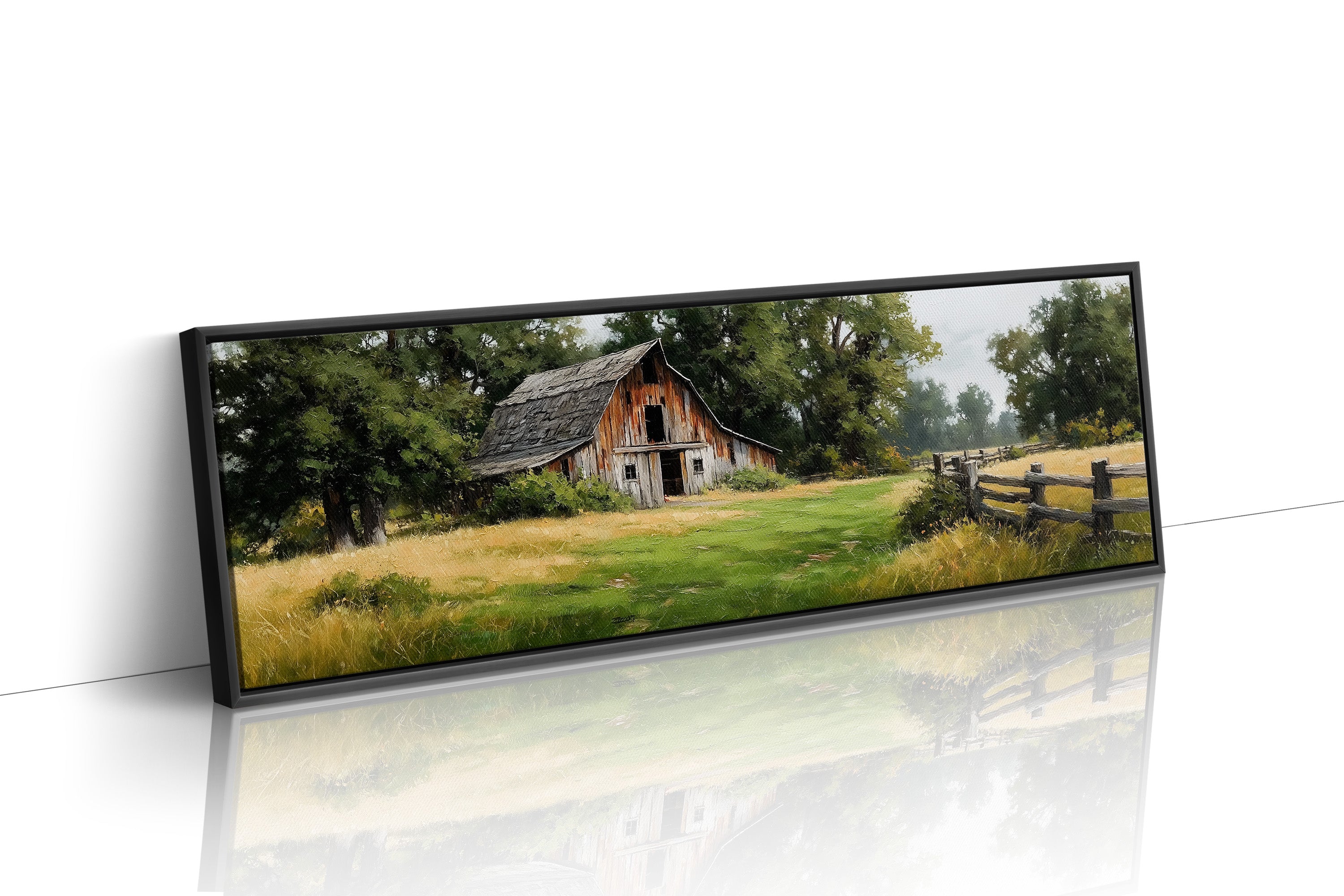 Old Barn in Summer Grass