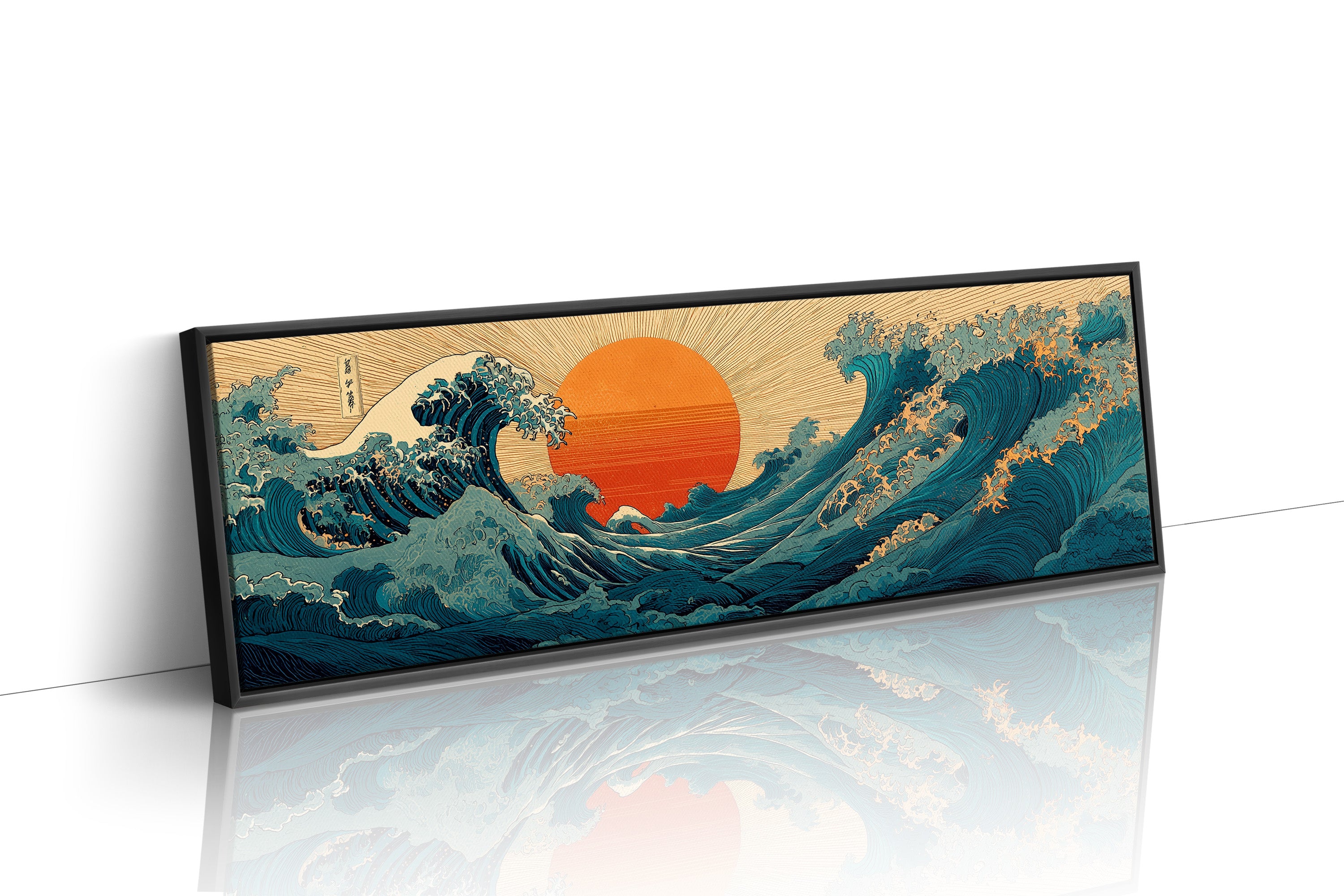 Waves Rise To Meet the Sun