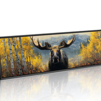 Moose Among the Golden Aspens